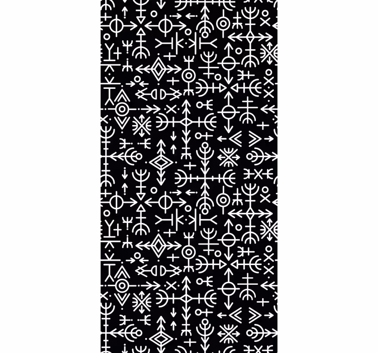 Store enrouleur vintage motifs vikings - TenStickers