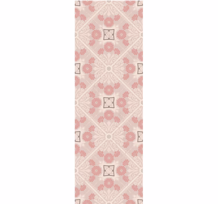 Store enrouleur vintage motif pastel rétro - TenStickers