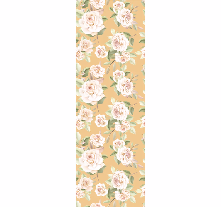 Store enrouleur vintage motif roses provençales - TenStickers
