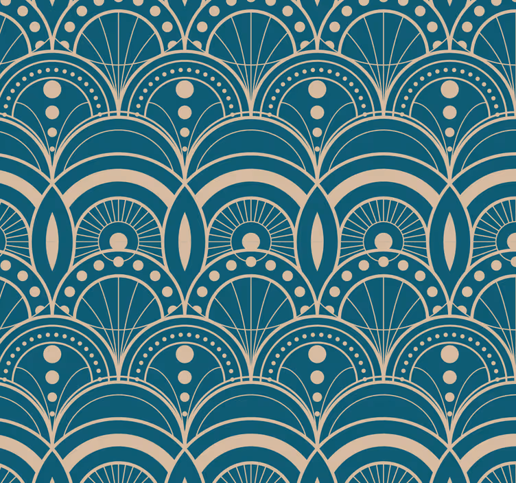 Store enrouleur vintage art déco - TenStickers