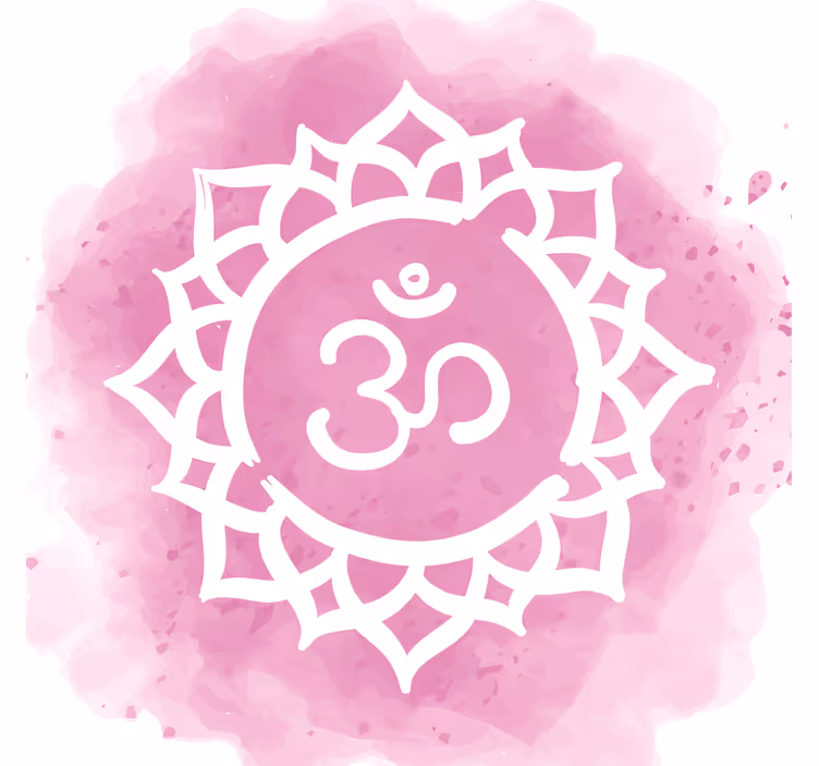 Store enrouleur salon symbole de chakra couronne - TenStickers