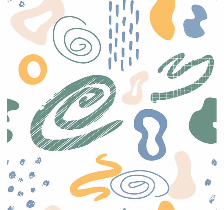 Store enrouleur salon motifs textures peinture minimalistes - TenStickers