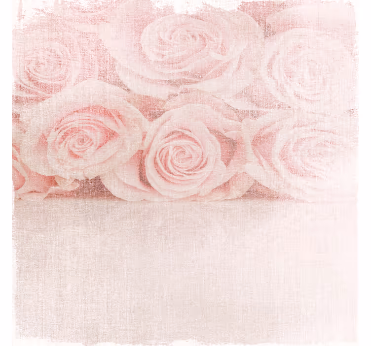 Store enrouleur salon roses roses claires style vintage - TenStickers