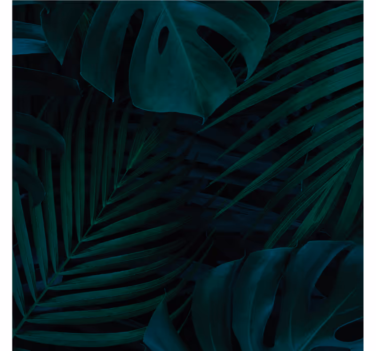 Store enrouleur salon feuilles et plantes forêt - TenStickers