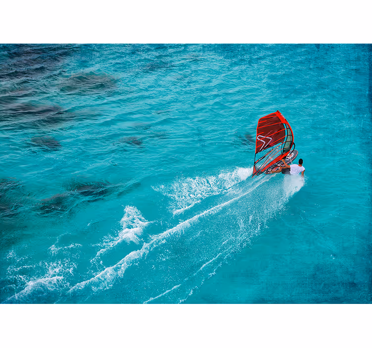 Store enrouleur chambre surfeur sur l'eau - TenStickers