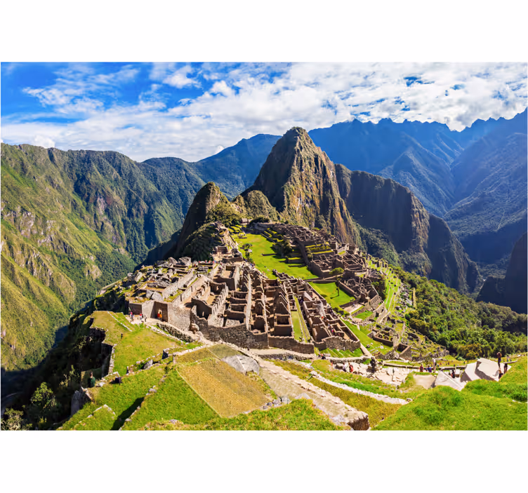 Store enrouleur chambre machu picchu au lever - TenStickers