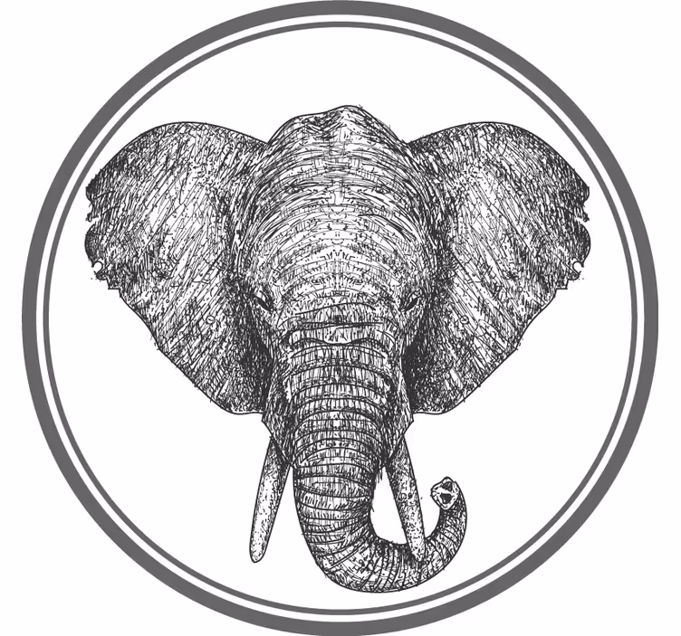 Store enrouleur gris éléphant gris - TenStickers