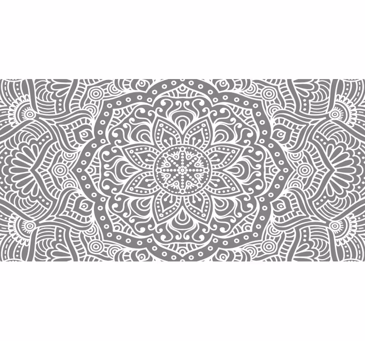 Store enrouleur gris mandala élégant - TenStickers
