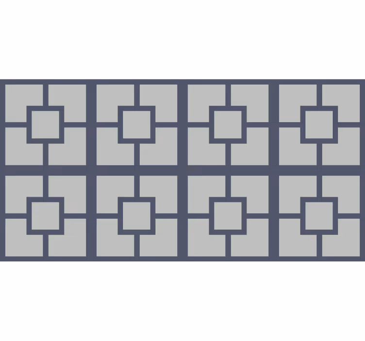Store enrouleur gris motifs carrés originaux - TenStickers