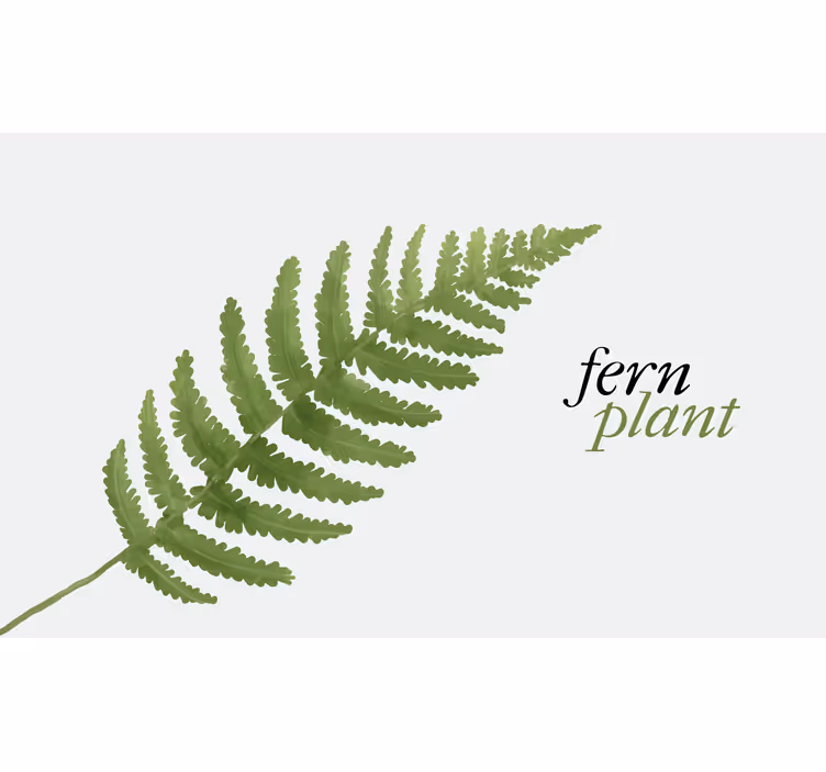 Store enrouleur chambre motif plante minimaliste - TenStickers