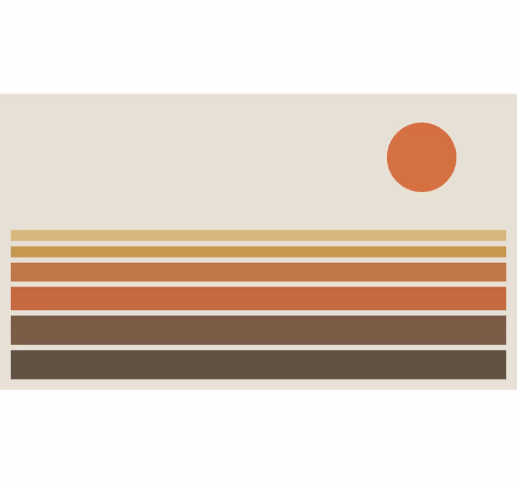 Store enrouleur chambre ambiance mer rétro 70's - TenStickers