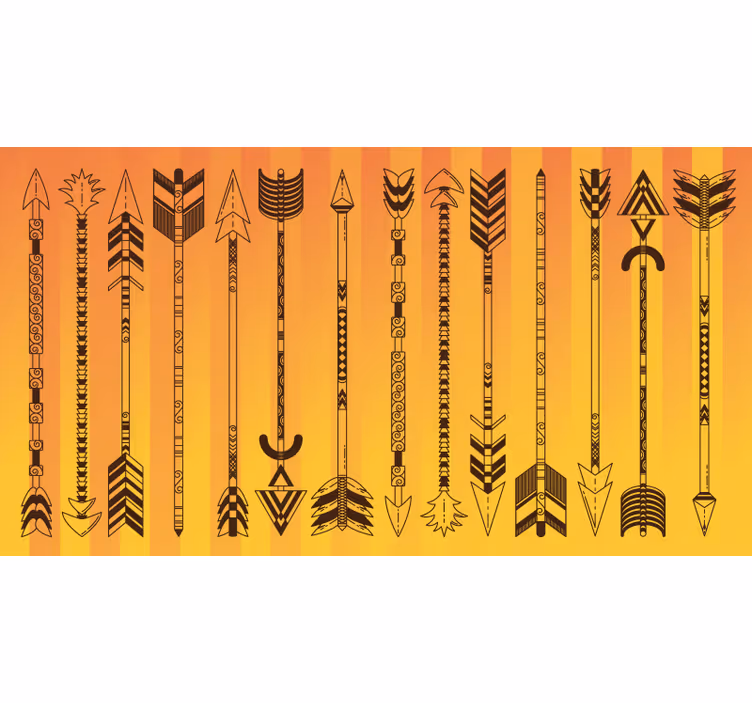 Store enrouleur chambre rayures coucher de soleil sud-ouest - TenStickers