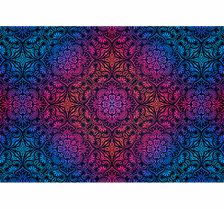 Store enrouleur chambre mandala bohémien - TenStickers