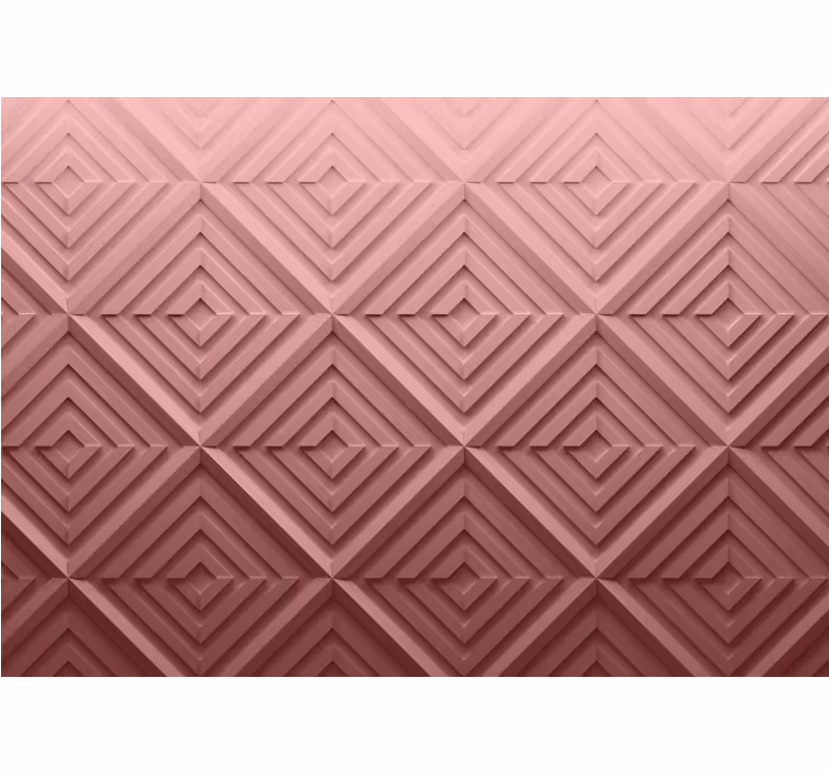 Store enrouleur chambre abstraction géométrique rose - TenStickers