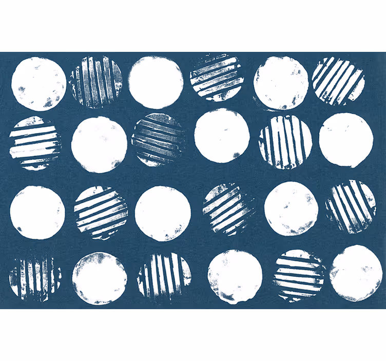 Store enrouleur chambre design nordique tache blanche - TenStickers