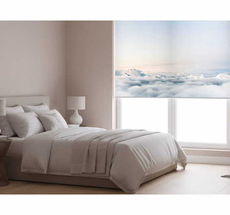 Store enrouleur chambre paysage ciel et mer - TenStickers