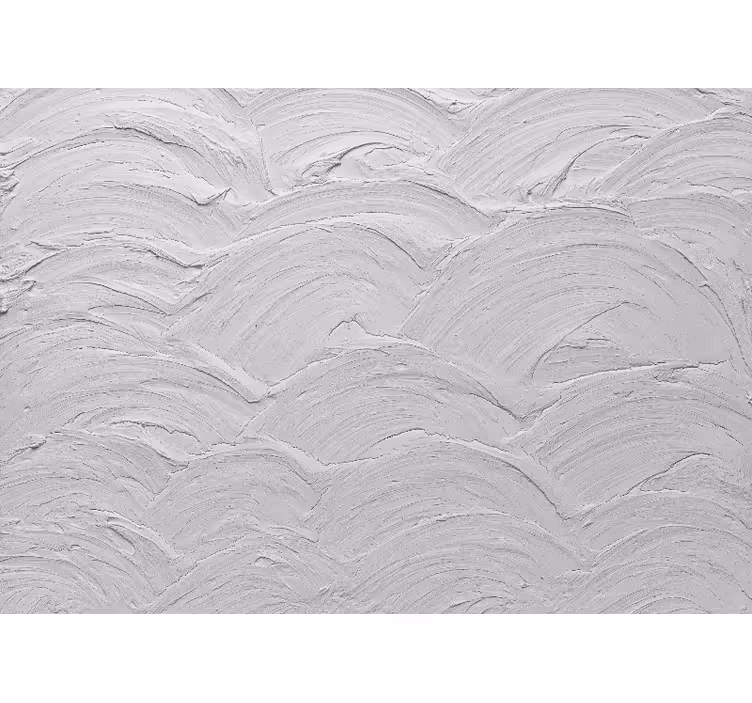 Store enrouleur blanc texture ciment wavy gris japandi - TenStickers