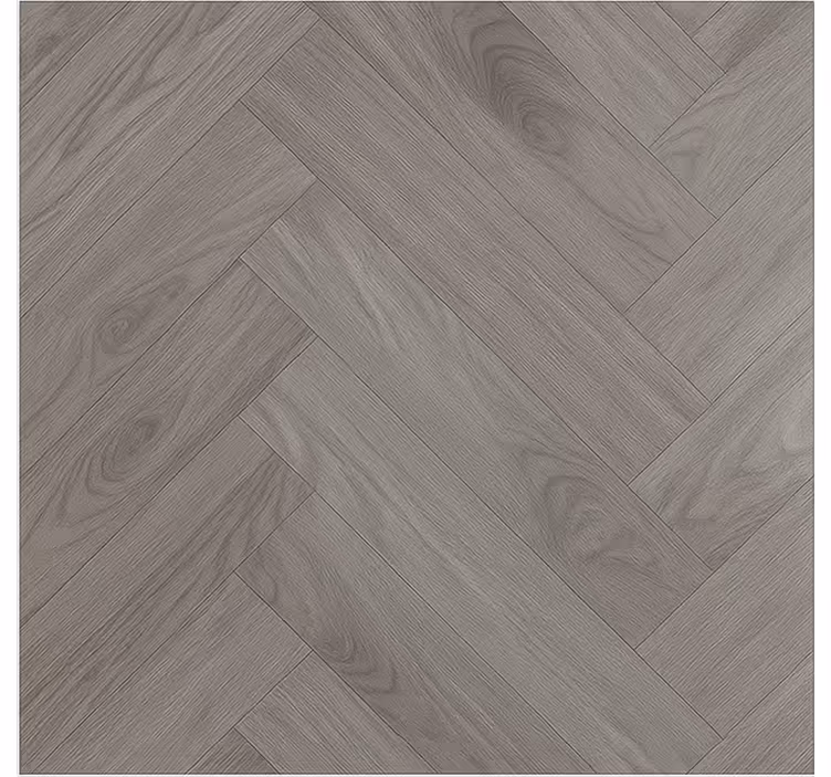 Store enrouleur salon motif chevron taupe woodward - TenStickers