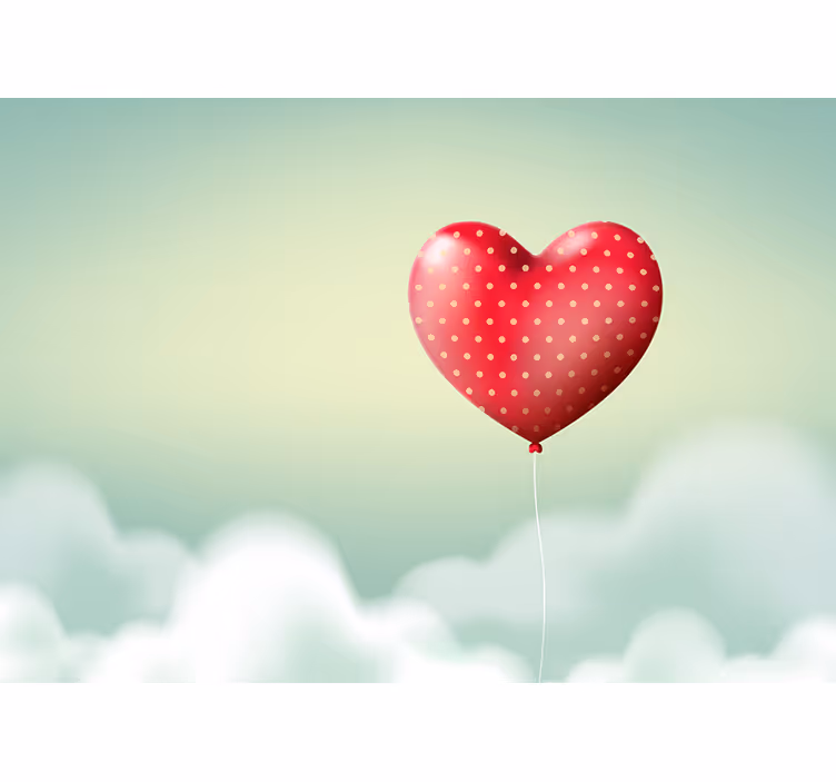 Store enrouleur chambre enfant ballon rouge mignon - TenStickers