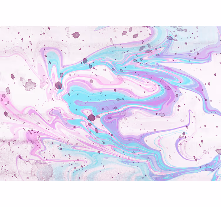 Store enrouleur chambre enfant marbre acide rose violet - TenStickers