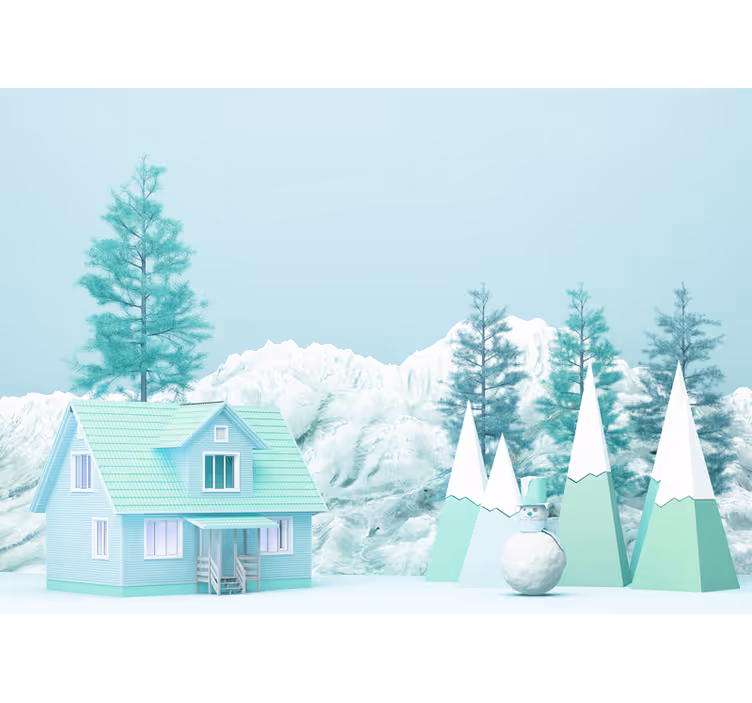 Store enrouleur chambre enfant illustration ferme forêt - TenStickers