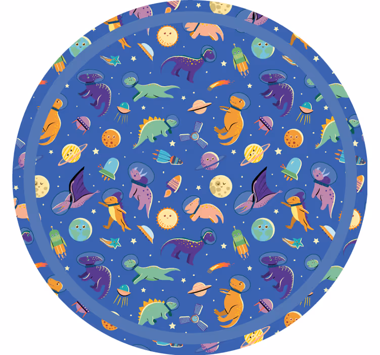Store enrouleur chambre enfant motif dinosaures espace - TenStickers