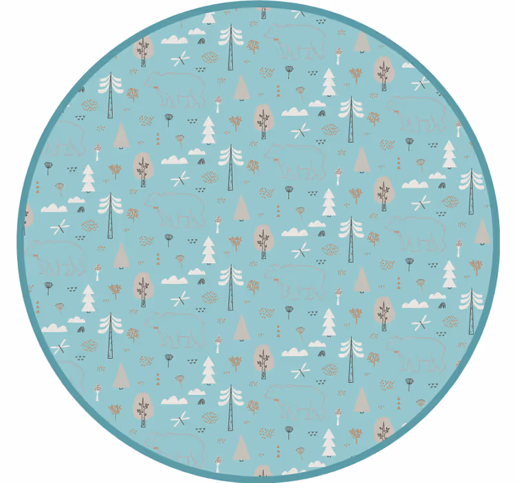 Store enrouleur chambre enfant style nordique géométrique - TenStickers