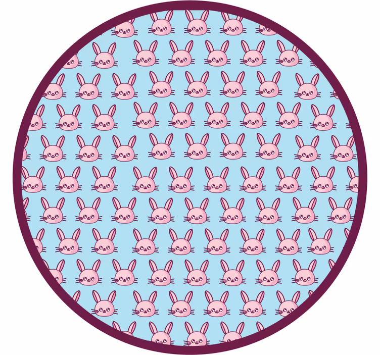 Store enrouleur chambre enfant lapins animés - TenStickers