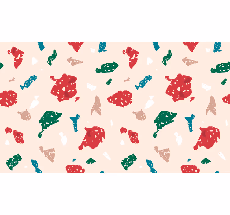 Store enrouleur chambre enfant motif terrazzo - TenStickers