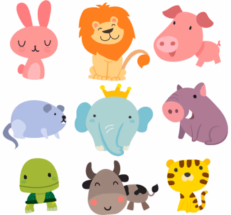 Store enrouleur chambre enfant stickers animaux enfants - TenStickers
