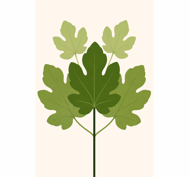 Store enrouleur fleurs et plantes figuier - TenStickers