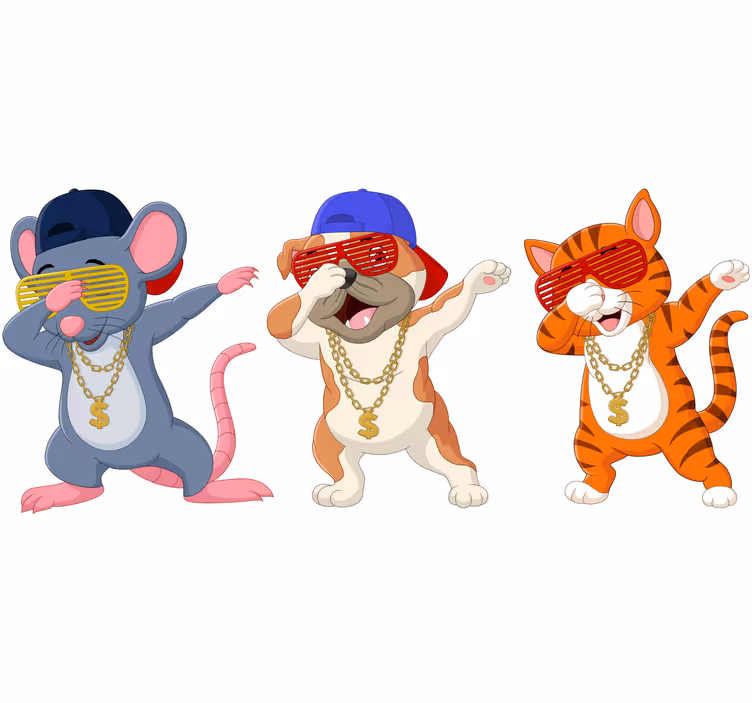 Store enrouleur chambre enfant animaux à motifs - TenStickers