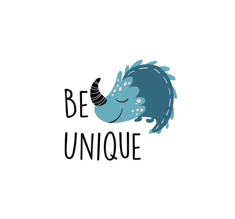 Store enrouleur chambre enfant dinosaure nordique unique - TenStickers