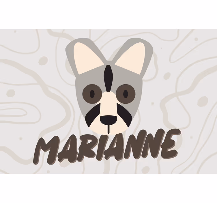 Store enrouleur chambre enfant genette - TenStickers