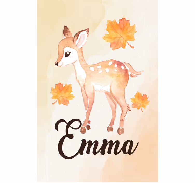 Store enrouleur chambre enfant chevreuil décoratif - TenStickers