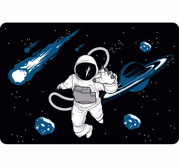 Store enrouleur chambre enfant personnage astronaute dessiné - TenStickers