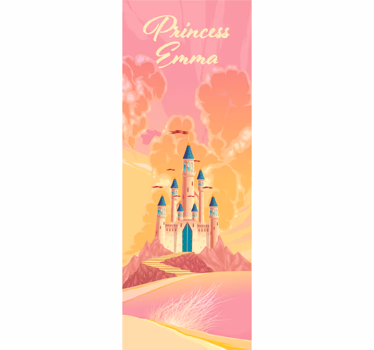 Store enrouleur chambre enfant château féérique 3d - TenStickers