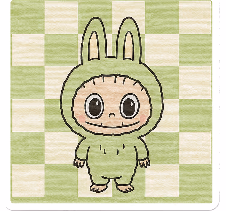 Store enrouleur chambre enfant poupée monstre toile - TenStickers