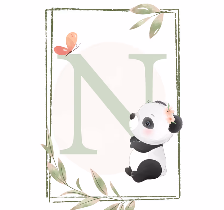 Store enrouleur chambre enfant panda mignon - TenStickers