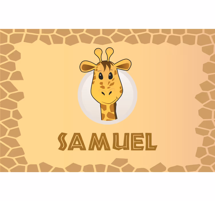 Store enrouleur chambre enfant avec nom personnalisable - TenStickers