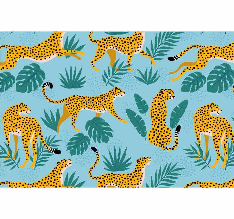 Store enrouleur chambre enfant safari léopard - TenStickers