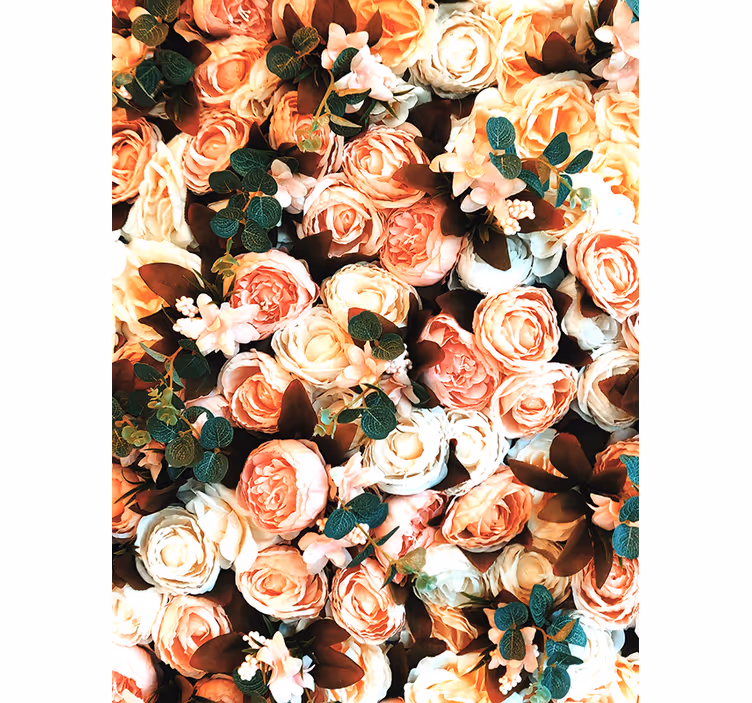 Store enrouleur cuisine bouquet de roses - TenStickers