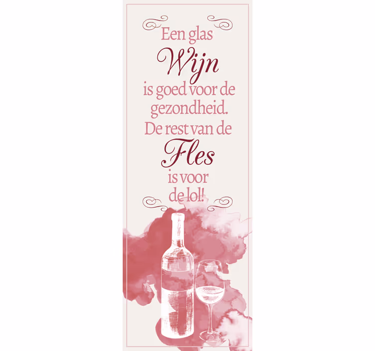 Store enrouleur cuisine texte vin nl - TenStickers