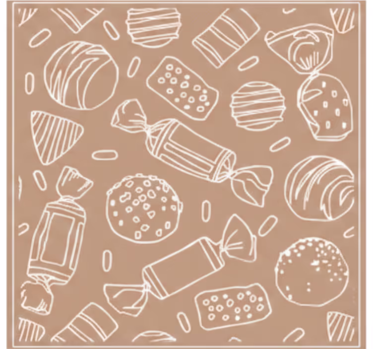 Store enrouleur cuisine carreaux de bonbons - TenStickers