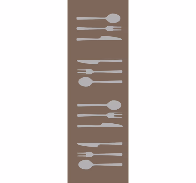 Store enrouleur cuisine fourchette couteau cuillère - TenStickers
