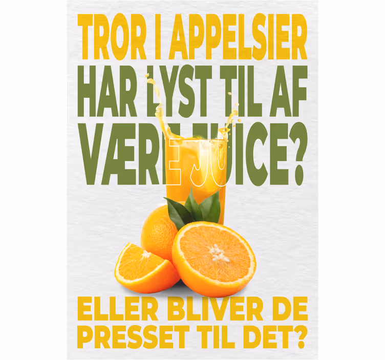 Store enrouleur cuisine les oranges veulent du jus - TenStickers