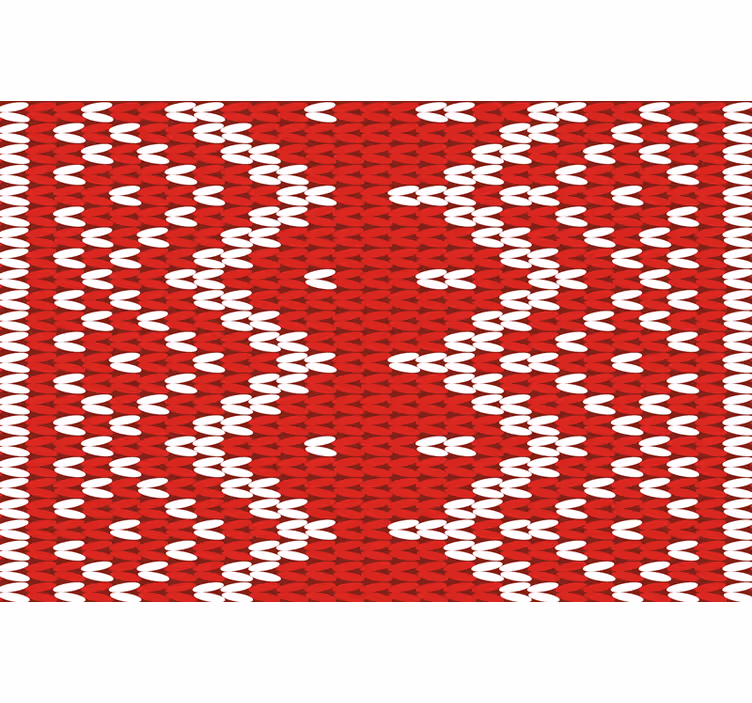 Store enrouleur rouge motif traditionnel de noël - TenStickers