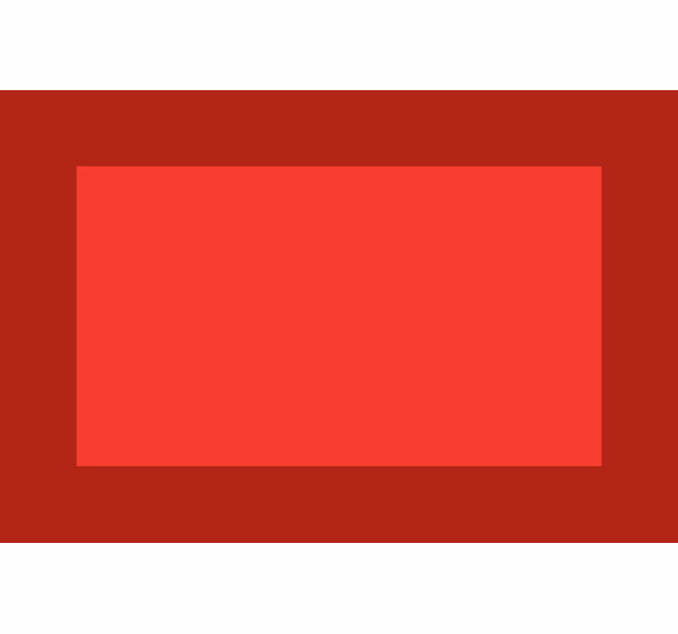 Store enrouleur rouge avec bords rouges et centre clair - TenStickers