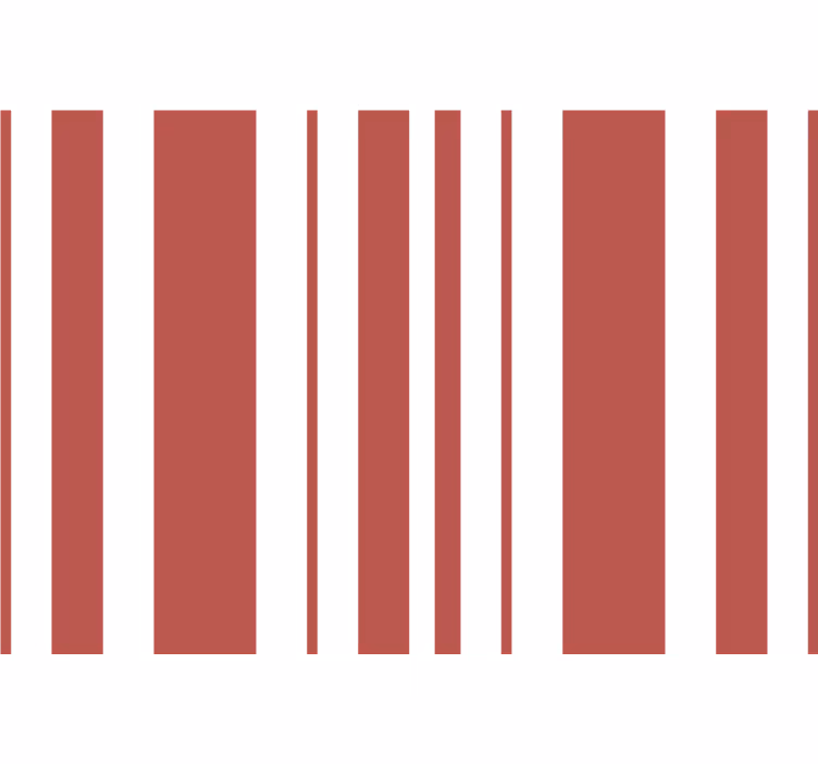 Store enrouleur rouge rayures rouges et blanches - TenStickers