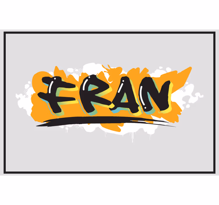 Store enrouleur gris style urbain graffiti coloré - TenStickers